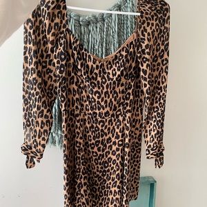 Reformation Leopard Print Dress